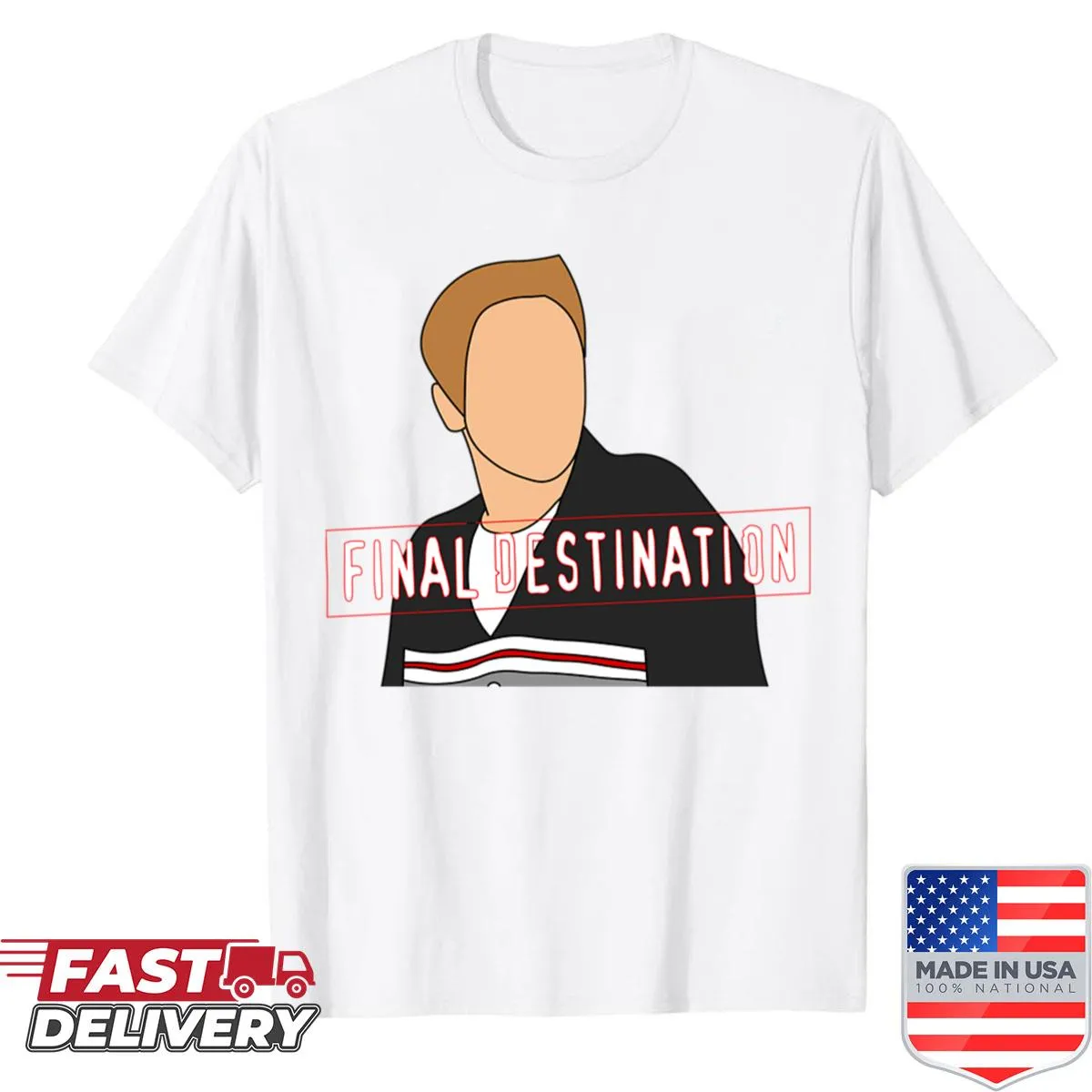 Graphic shirt inspired by Final Destination movie series