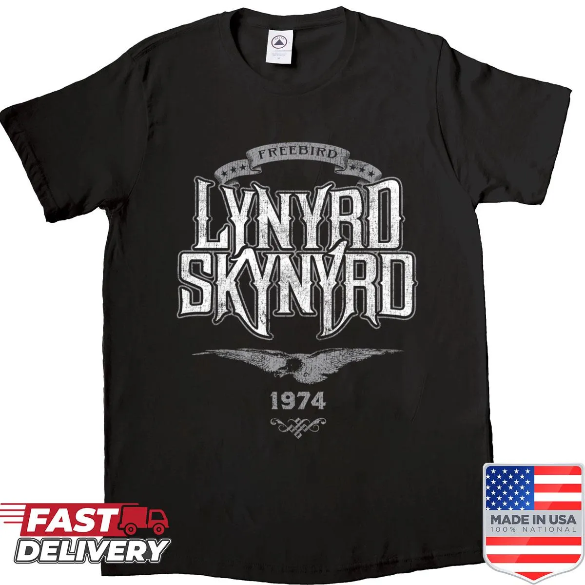 Retro Freebird logo shirt from 1974