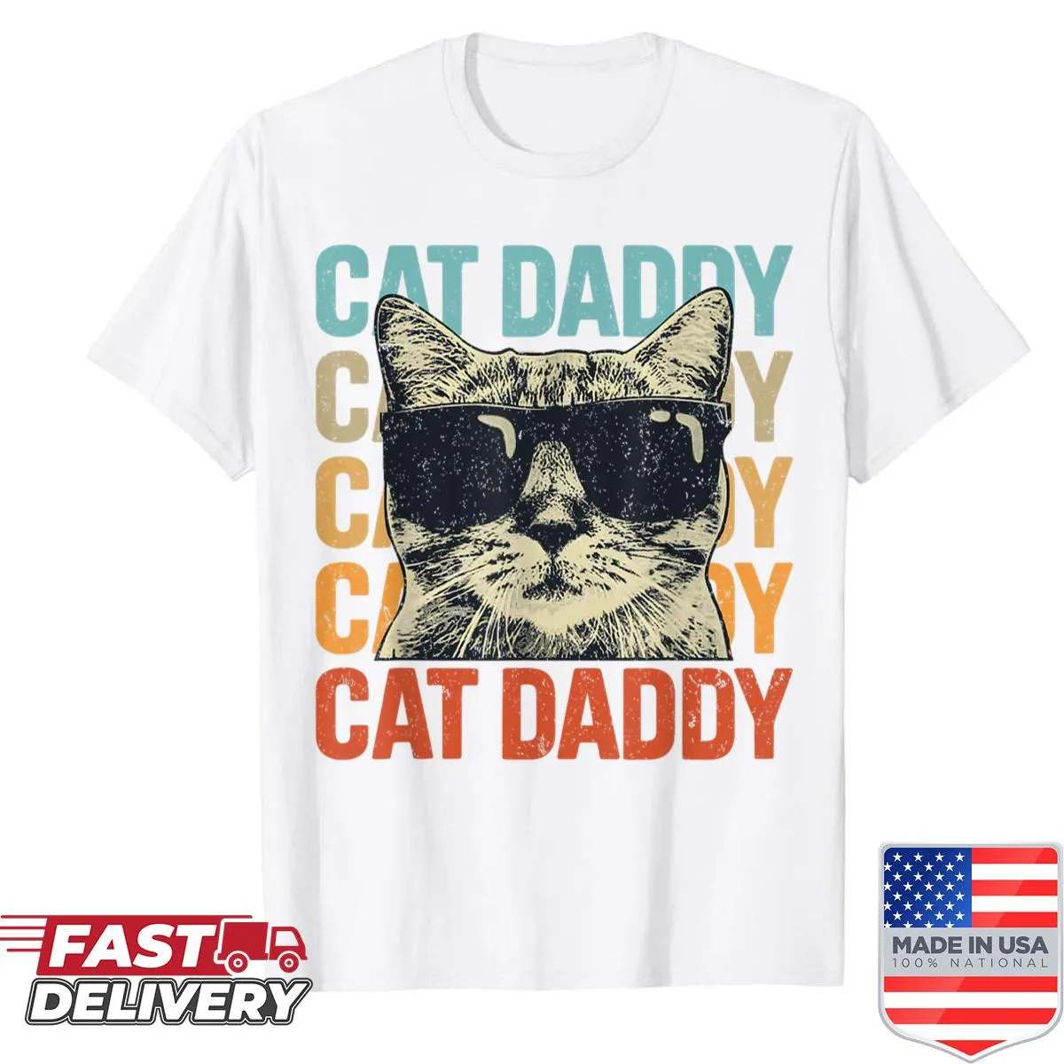 Humorous cat-themed shirt for cat lovers of all ages