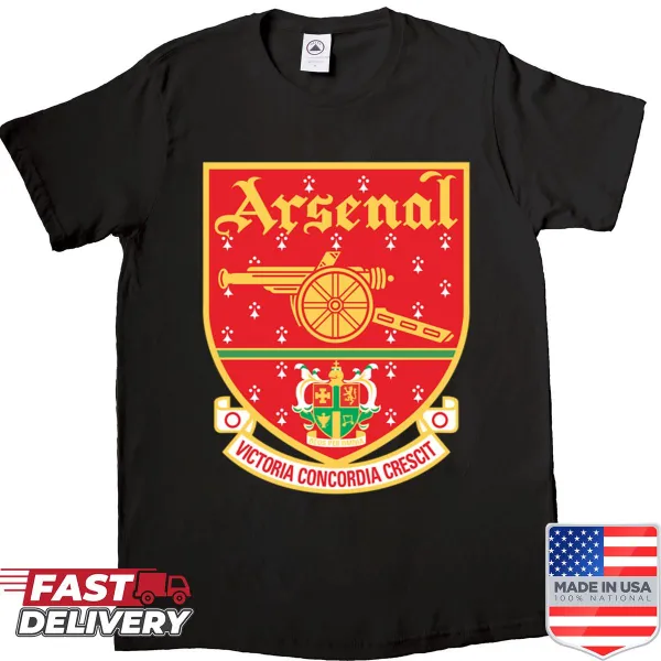 North London Gooners shirt with bold typography