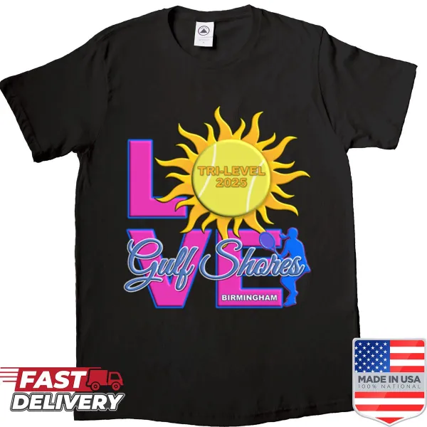 Gulf Shores 2025 women's team logo shirt