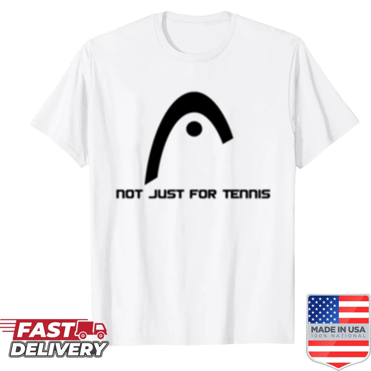 Minimalist T-shirt featuring the Head tennis logo
