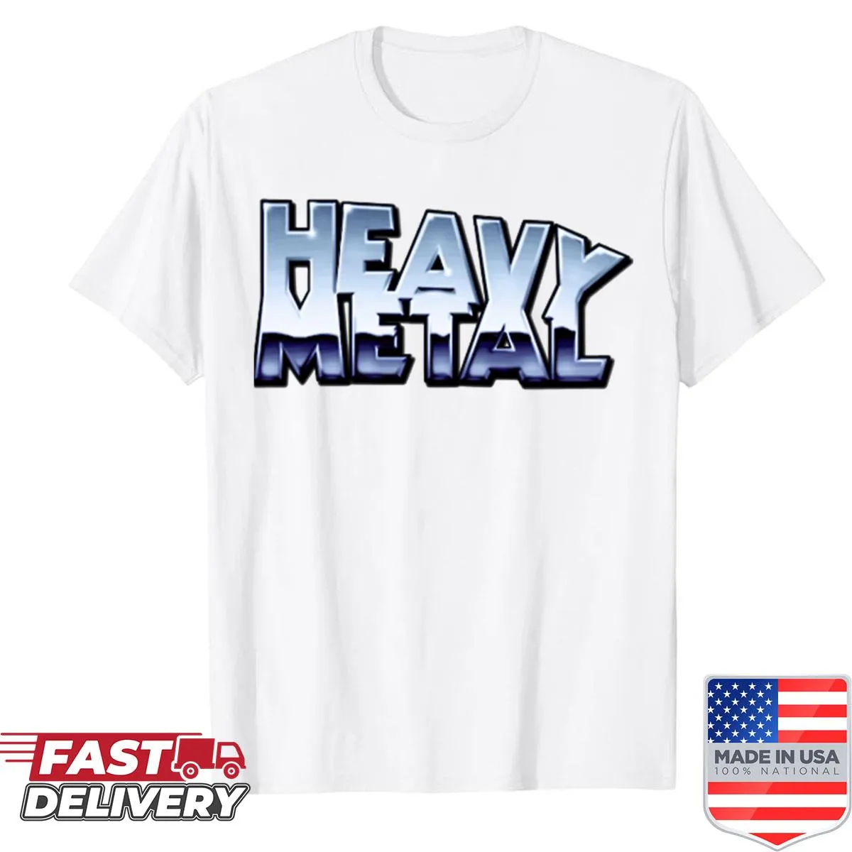 Heavy metal graphic t-shirt for music fans