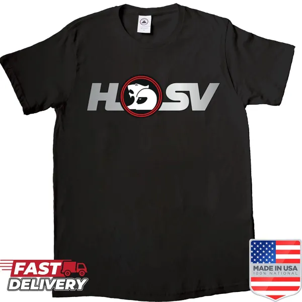 Shirt featuring a vintage-inspired design of Holden HSV
