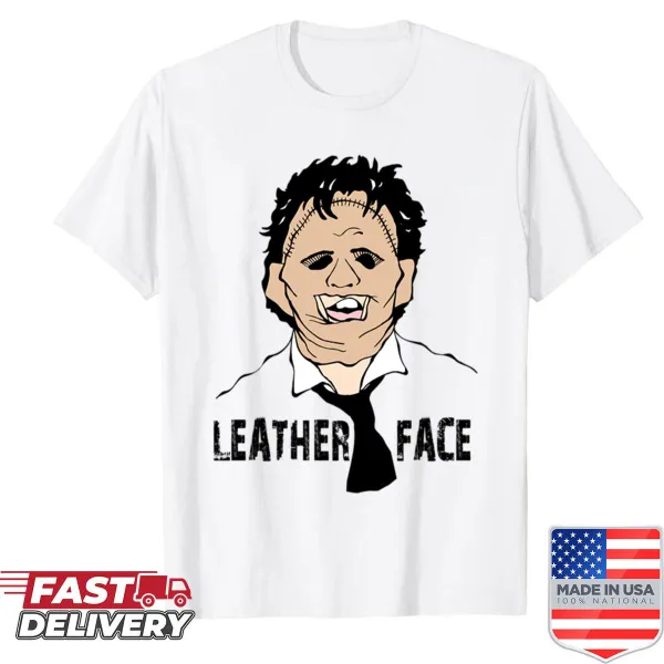 Fan art shirt showcasing iconic horror film imagery