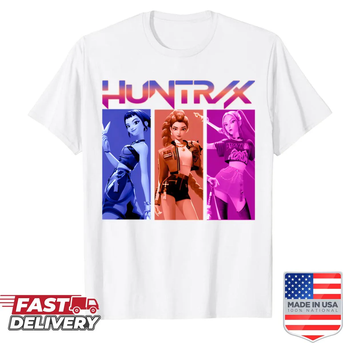 Huntrix Kpop Demo Movie shirt with imaginative graphics