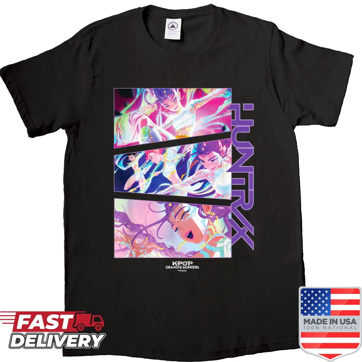 Officially licensed shirt with distinct branding graphic