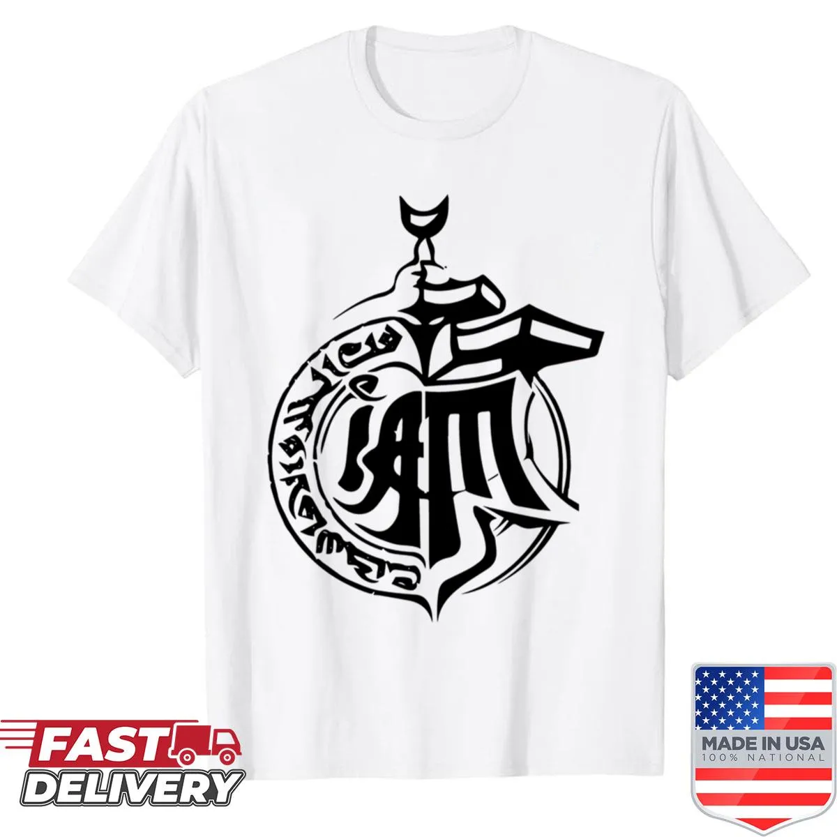 Silhouette shirt representing French hip hop culture