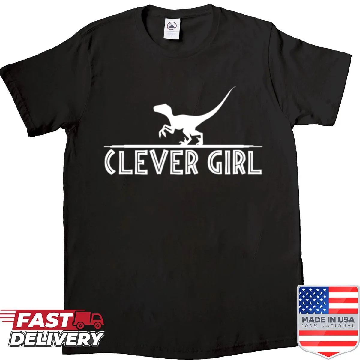 Cute shirt featuring a clever dog illustration.