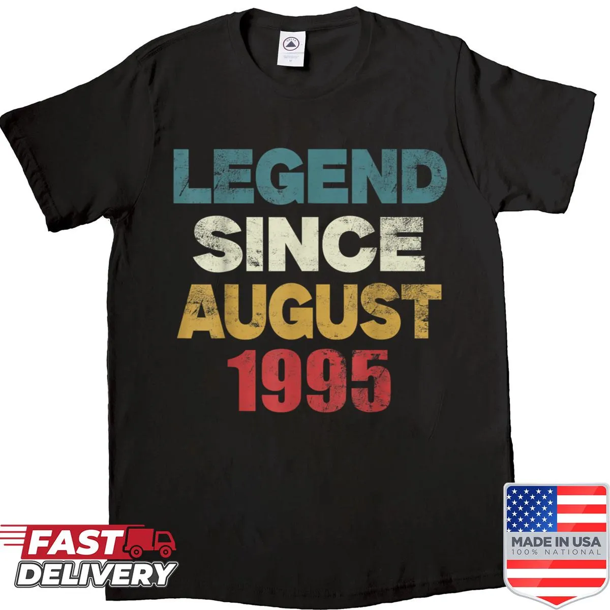 Shirt marking 30th birthday for 1995