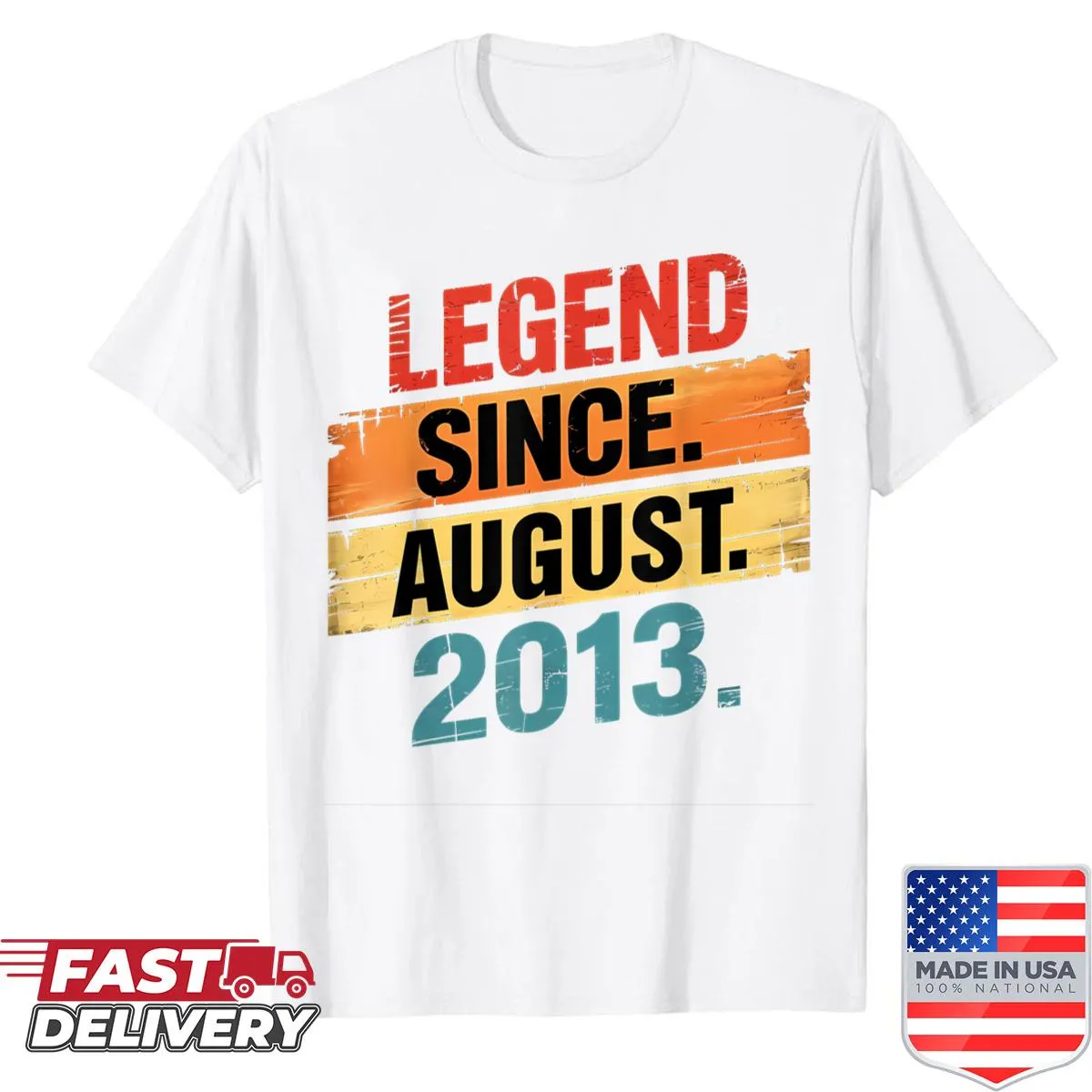 Legend 2013 birthday T-shirt for 12-year-olds