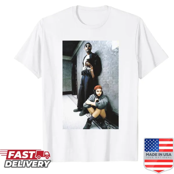 Illustrated shirt featuring Leon from The Professional film