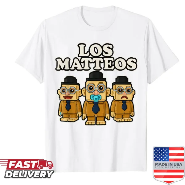Funny children's shirt featuring the phrase Los Matteos