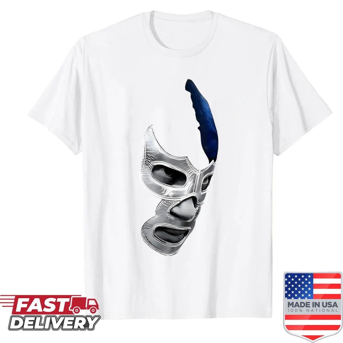 T-shirt featuring a Lucha Libre wrestling mask design