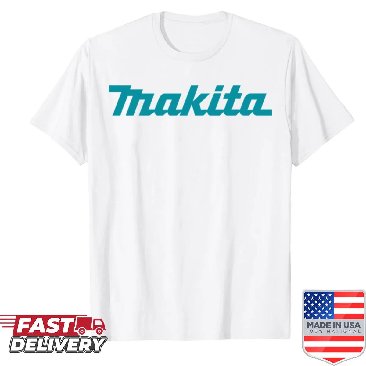 Makita Power Tools logo shirt showcases brand dedication