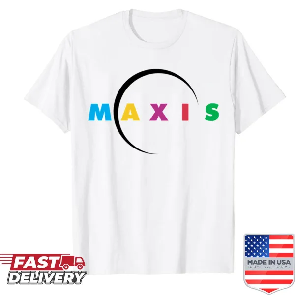 Shirt featuring the sleek Maxis logo