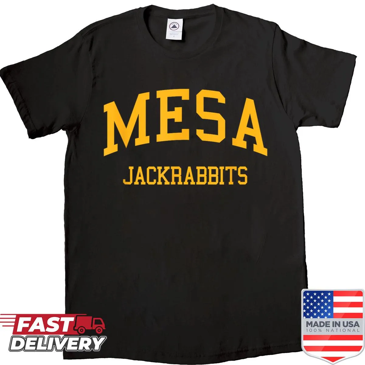 Vintage Mesa High School sports shirt with classic logo design
