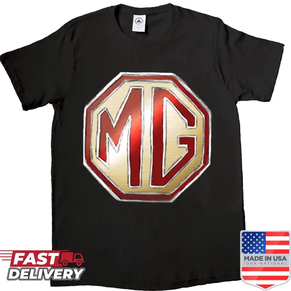 Minimalist T-shirt featuring the 'Mg' logo in clean typography