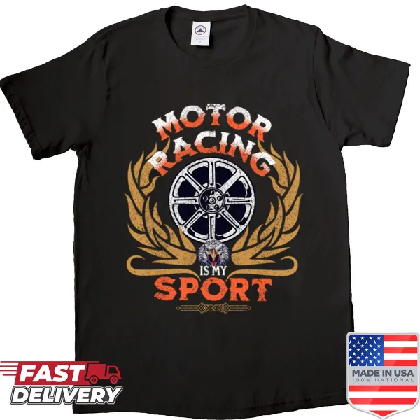 Motor Racing shirt declaring love for the sport