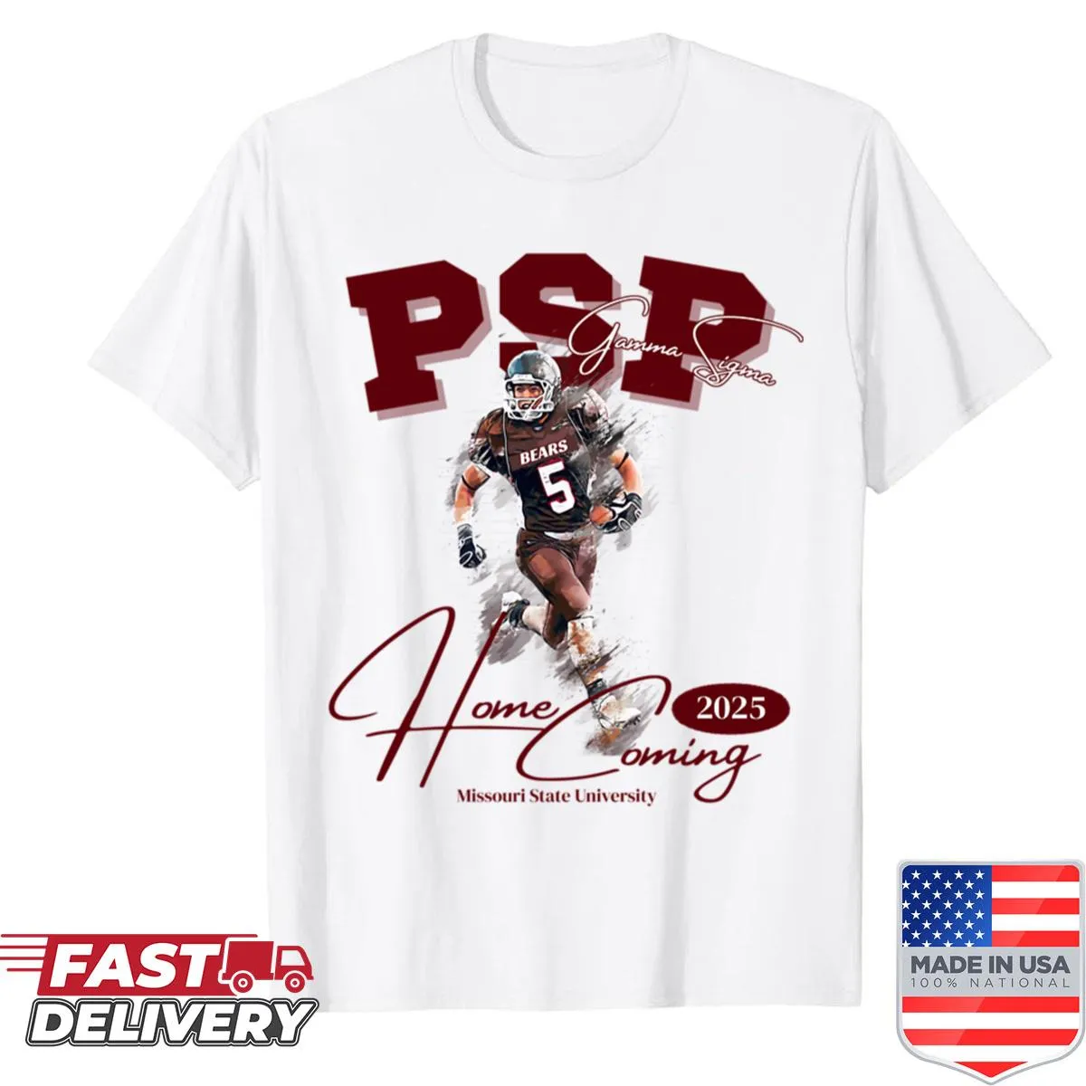 MSU Game Day T-shirt for proud fans.
