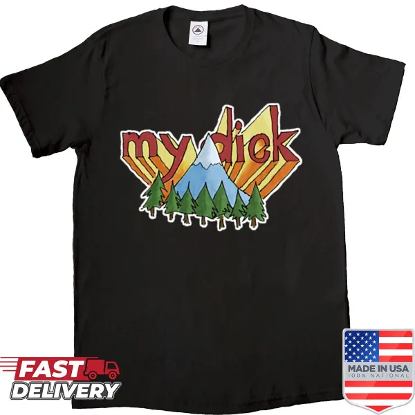 A humorous shirt featuring bold text design