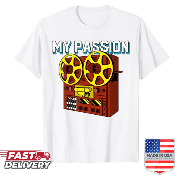 Inspirational typography on a shirt about pursuing passion