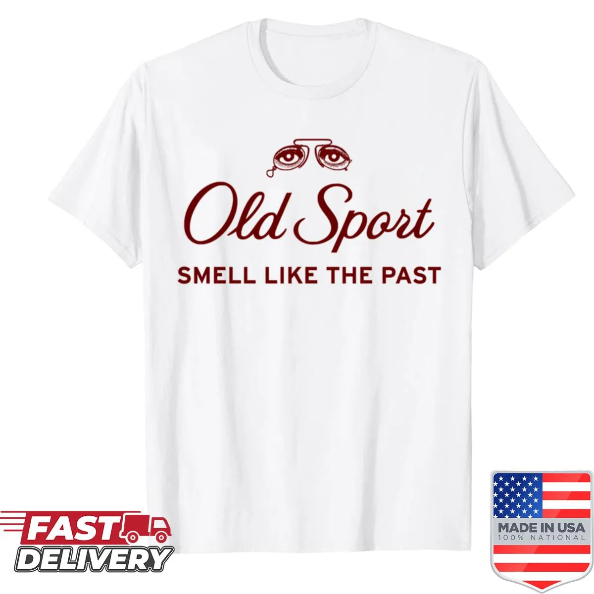 Vintage distressed shirt with nostalgic sports theme