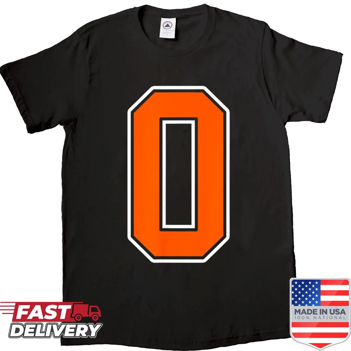 Vintage jersey shirt with the number 0