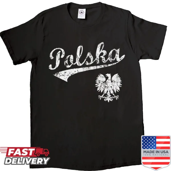 Sporty shirt celebrating Polish culture and heritage