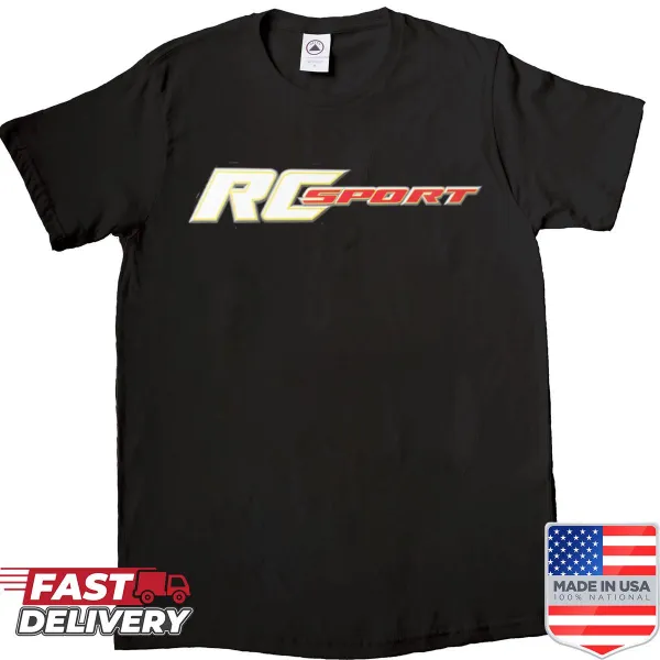 Playful typography RC Sport shirt celebrating remote-controlled hobbies