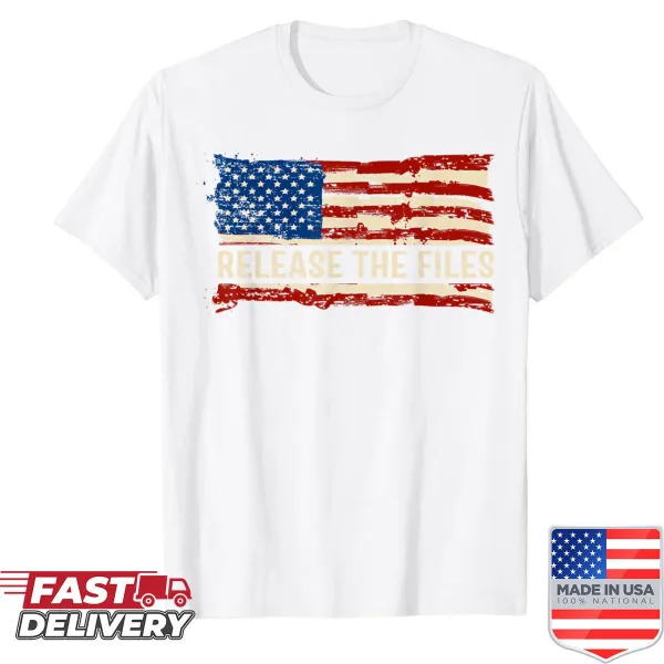 Vintage distressed US flag graphic shirt