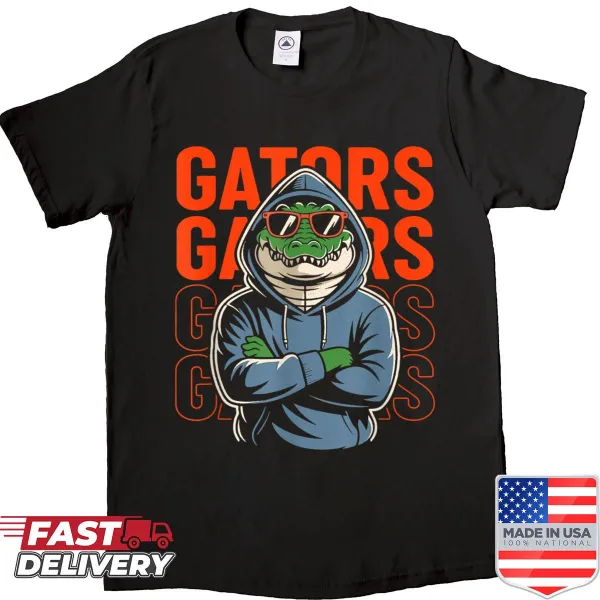 Retro Gators graphic shirt for kids