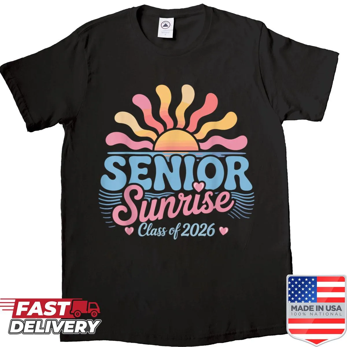 Retro graduation shirt for the Class of 2026