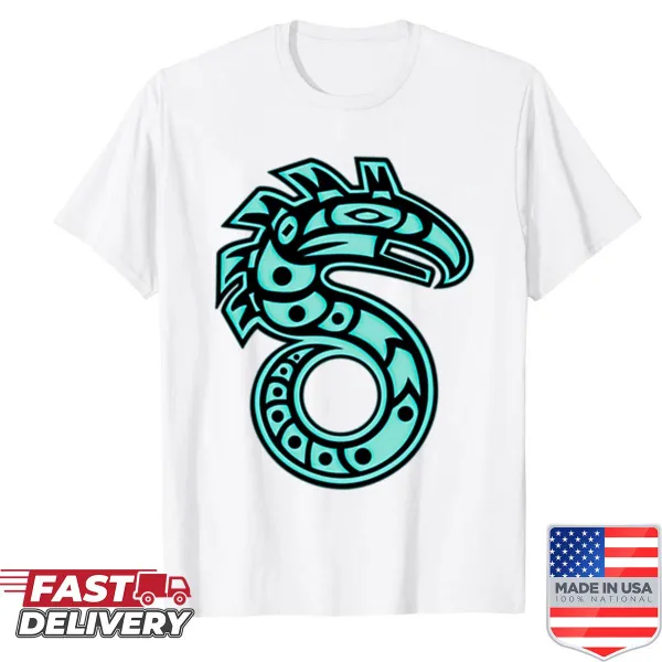 Minimalist neon design S graphic T-shirt