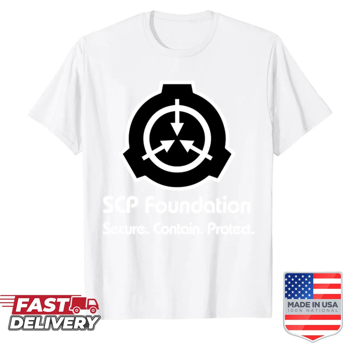 Silhouette design shirt inspired by the SCP Foundation
