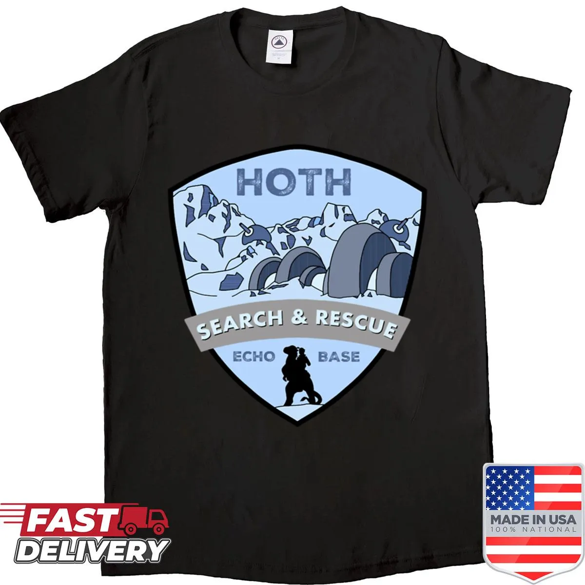Shirt honoring search and rescue professionals