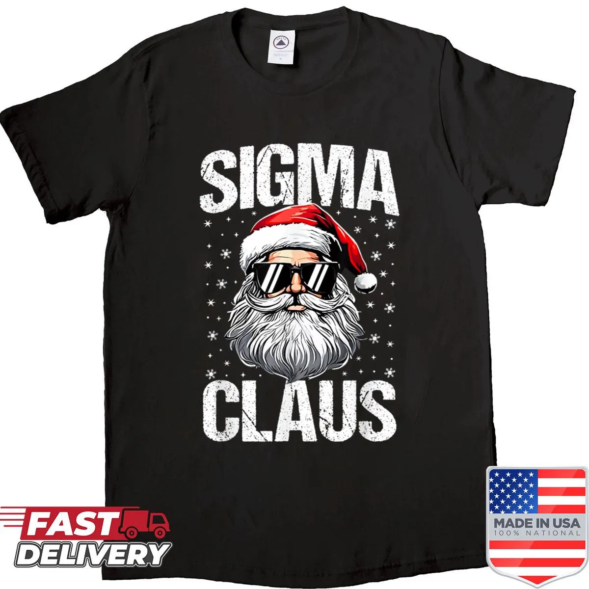 Funny Santa cartoon shirt for Christmas celebrations