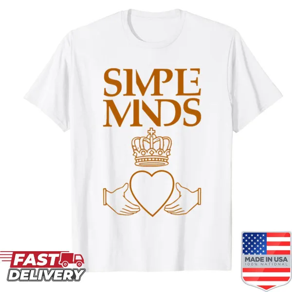T-shirt featuring the Simple Minds band logo