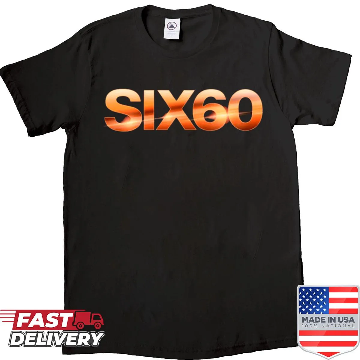 Six60 band logo t-shirt with bold design