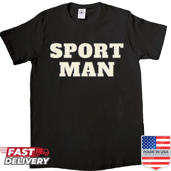 Typography Sport Lover shirt with bold text design