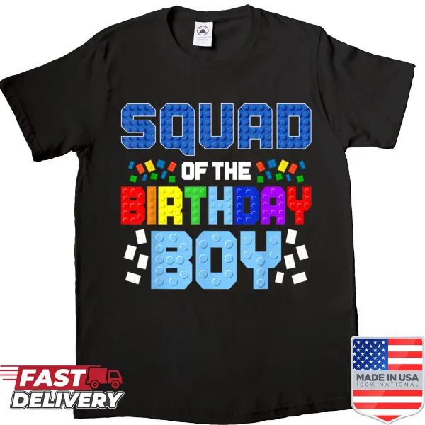Fun graphic of building blocks celebrating a birthday