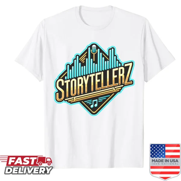 Logo T-shirt designed for storytelling enthusiasts and creatives