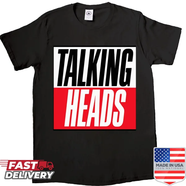 Logo of Talking Heads on a t-shirt