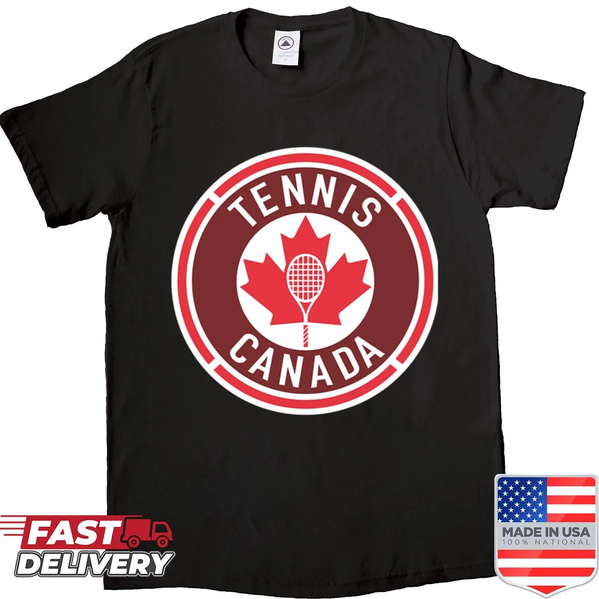 Tennis Canada logo shirt for sport enthusiasts
