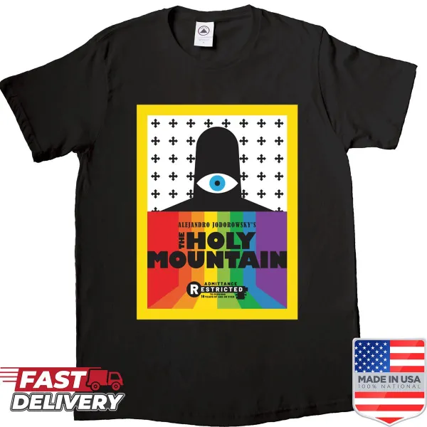 Vintage shirt featuring design inspired by The Holy Mountain 1973