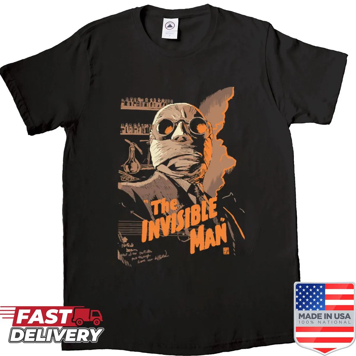 Graphic design inspired by The Invisible Man character