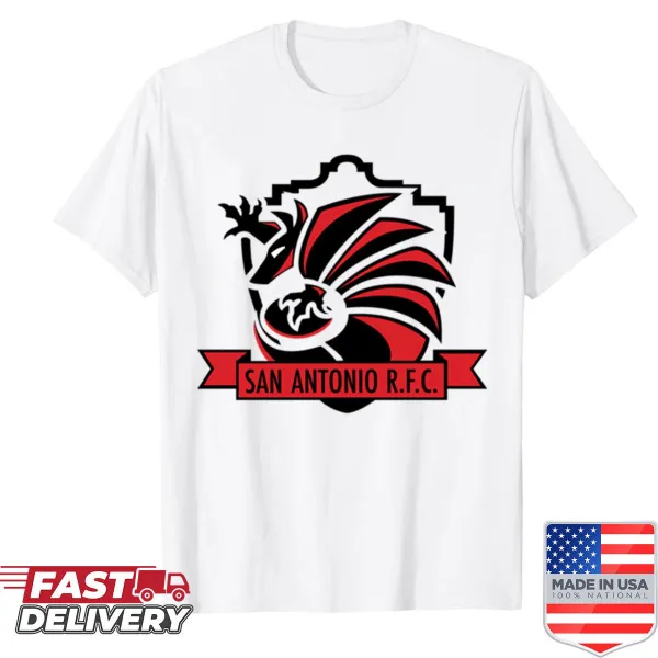 Shirt featuring the San Antonio Sports Club logo