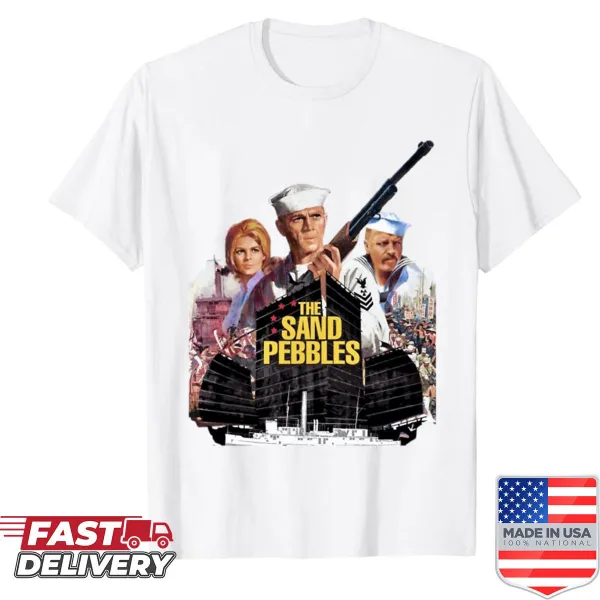 Minimalist typography shirt inspired by the film The Sand Pebbles