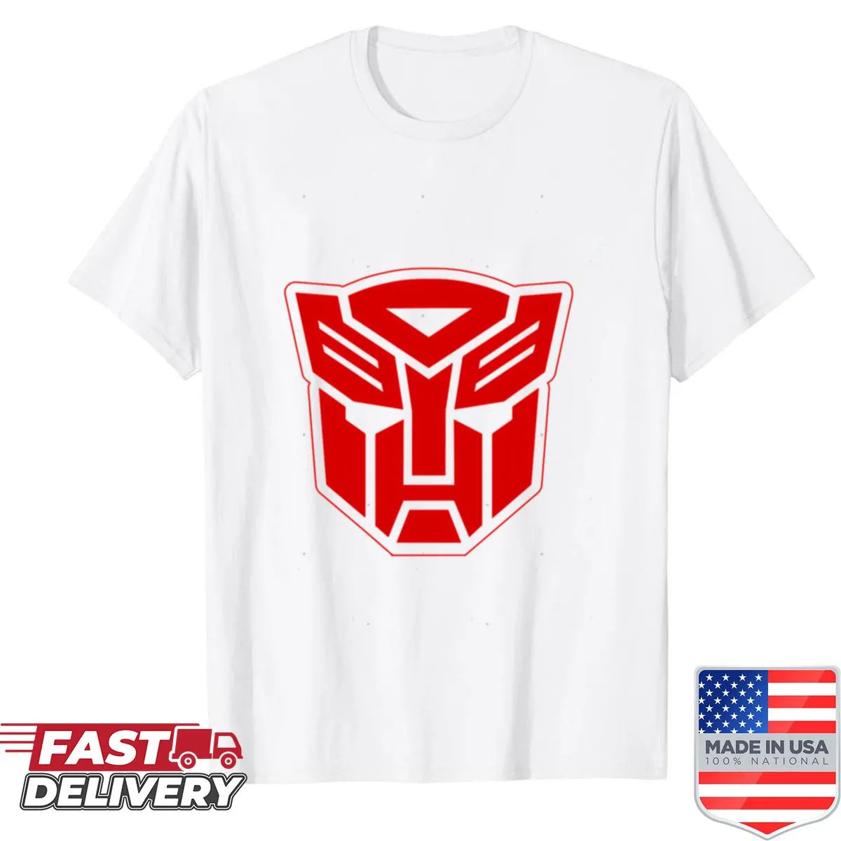 Autobot logo design on a shirt