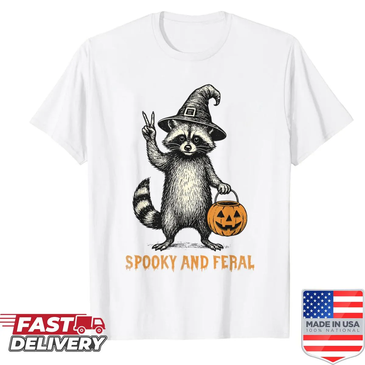 Fun Trick Or Treat Halloween t-shirt with playful graphics